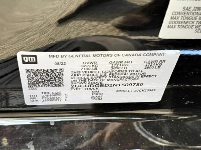 2022 Chevrolet Silverado 1500 Crew Cab Short Box 4-Wheel Drive LTZ