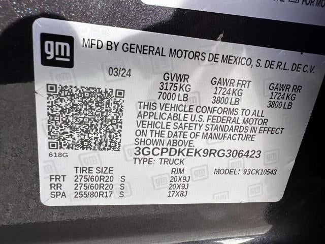 2024 Chevrolet Silverado 1500 Crew Cab Short Box 4-Wheel Drive LT 2FL