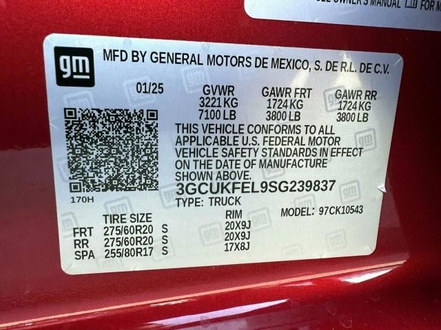 2025 Chevrolet Silverado 1500 Crew Cab Short Box 4-Wheel Drive LT Trail Boss