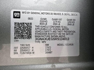 2024 Chevrolet Equinox AWD LT