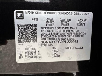 2023 Chevrolet Equinox AWD Premier
