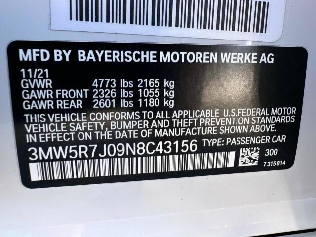 2022 BMW 330i xDrive Sedan North America