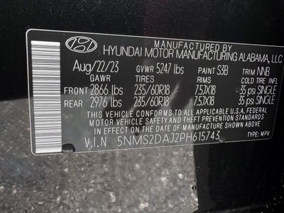 2023 Hyundai SANTA FE SEL AWD