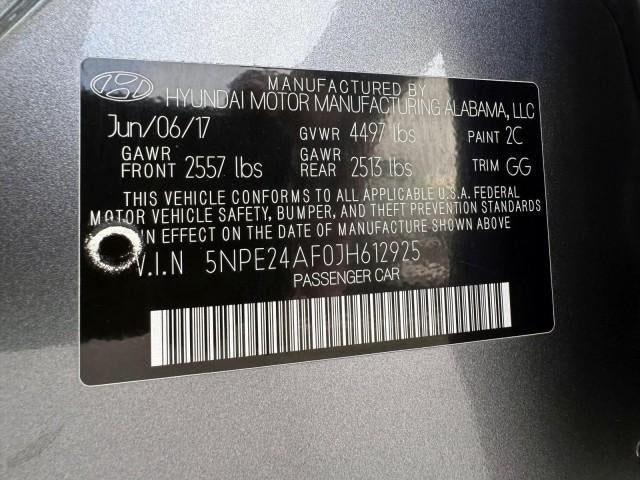 2018 Hyundai SONATA SE 2.4L