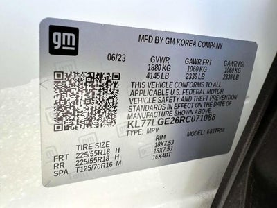 2024 Chevrolet Trax FWD 4dr 1RS