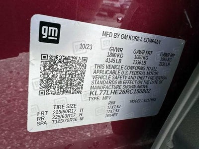 2024 Chevrolet Trax FWD 4dr LT