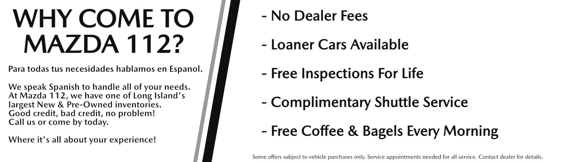 Why Come to Mazda 112?