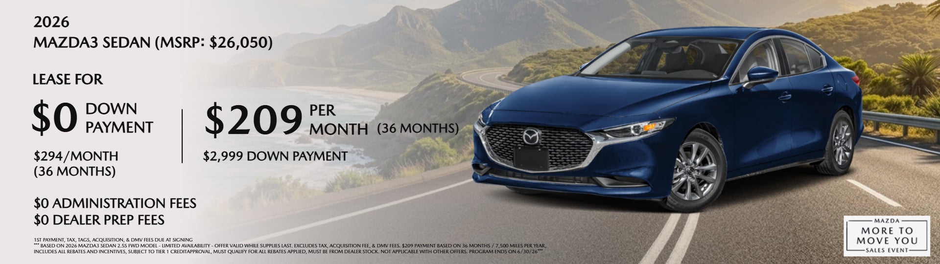 2026 MAZDA3 SEDAN