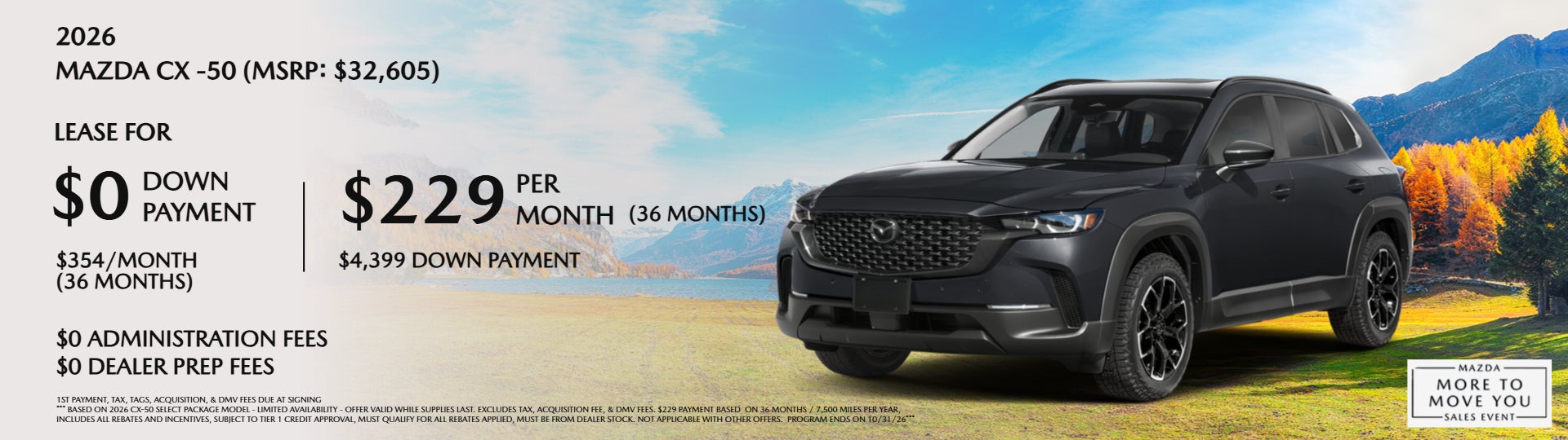 2026 MAZDA CX-50 