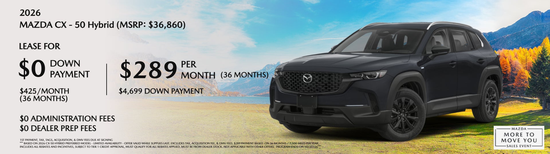 2026 MAZDA CX-50 Hybrid 